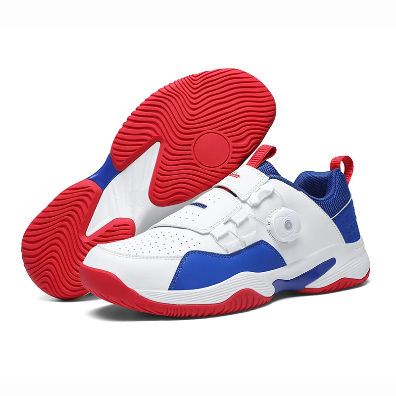 Tennis shoes for men and women, professional training, wear-resistant, cowhide sole, hard floor, shock-absorbing, anti slip, spo