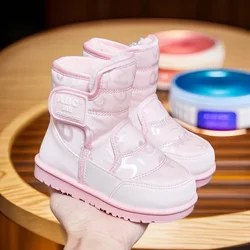 Ботинки Детские Child Shoes Winter Boots for Children Antiskid Cotton Plush Girl Sneakers Lightweight Comfortable Boy Snow Boots