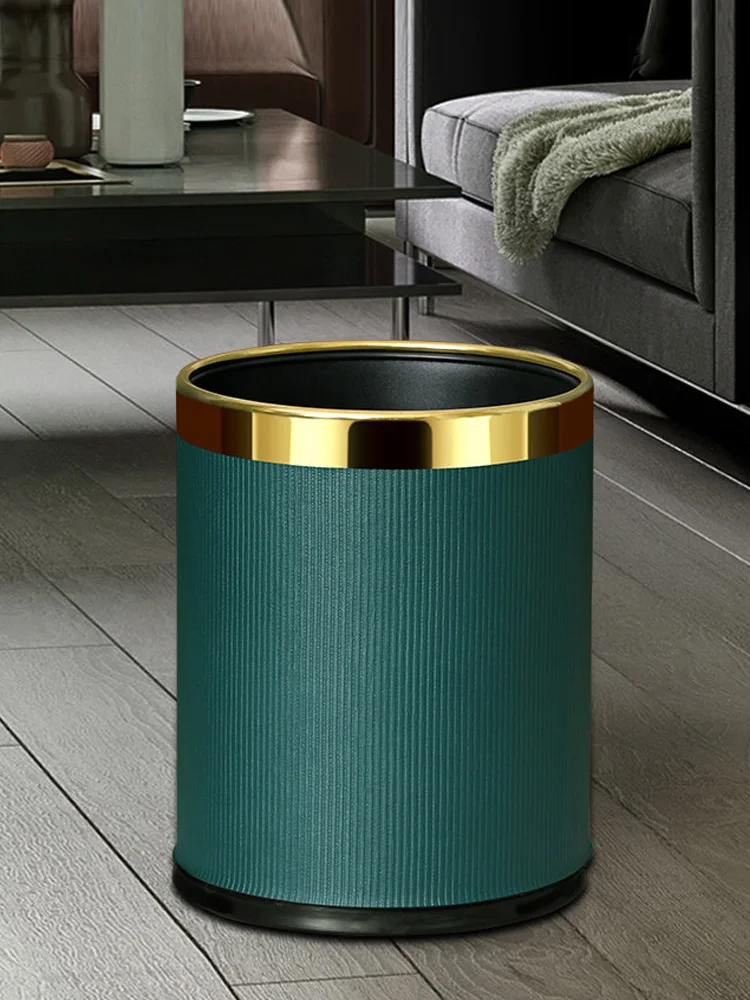 Trash Can Living Room Creative Large Commercial Luxury Hotel Office Poubelle The Goods For Kitchen Garbage Bin