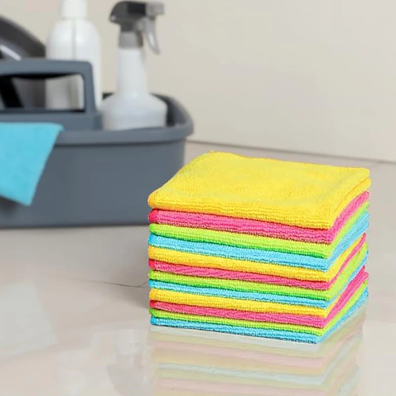 

1 шт., 30*30 см, утолщенные полотенца из микрофибры для чистки автомобиля, мягкая быстросохнущая ткань, тряпки для протирания окон, зеркал, салфетки для домашней чистки