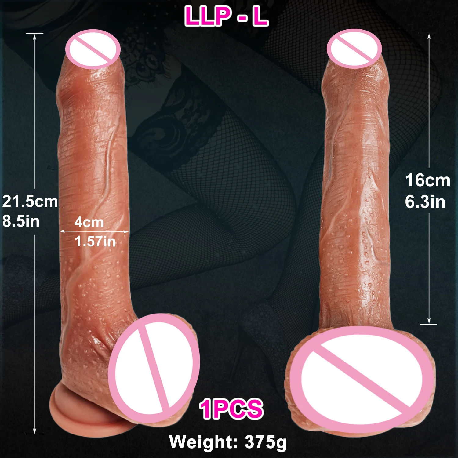 Realistic Flesh Sliding Testicle Dildo Adult Sex Toy for Women Soft Silicone Foreskin Masturbators Penis Big Suction Cup Dick