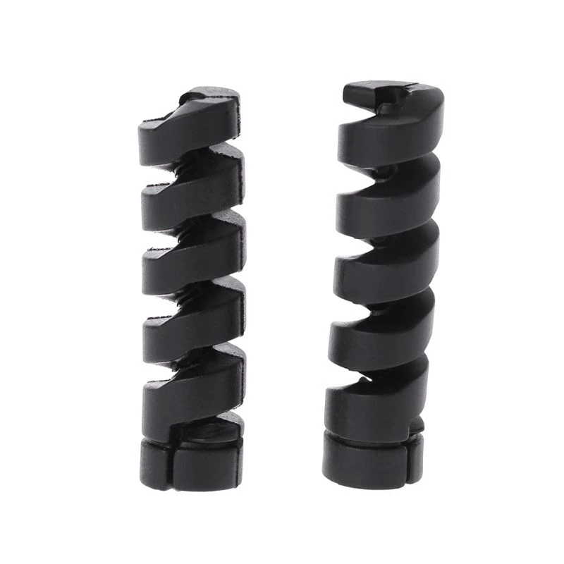 2 Cái/bộ Bảo Vệ Cáp Lớp Viền Cuốn Gọn Dòng Dữ Liệu Cho Ốp Lưng Dây Bảo Vệ Lò Xo Dây Độ Dày 2.5 Mm Cho Điện Thoại