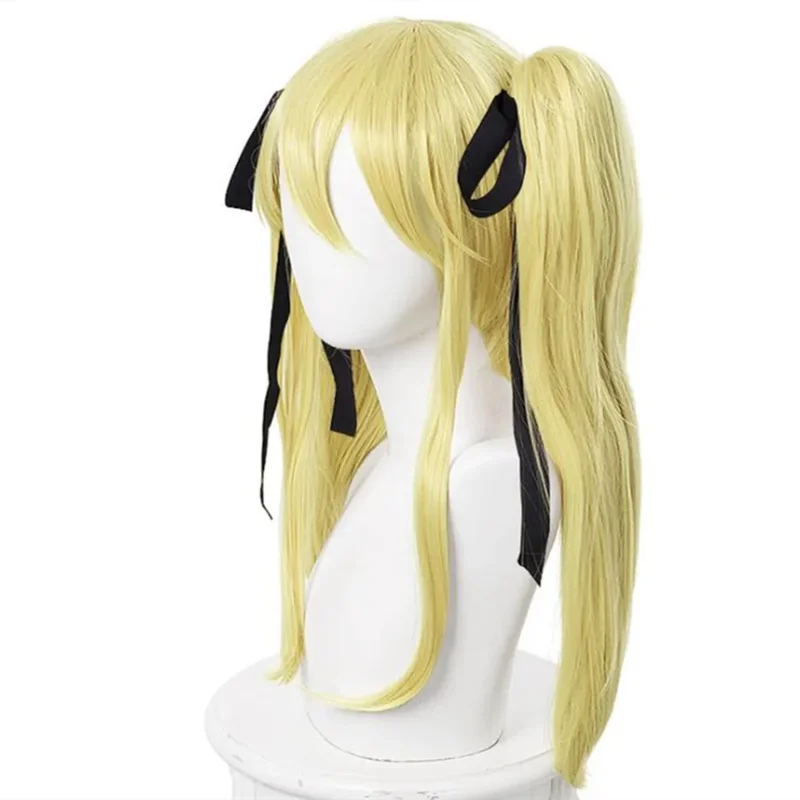 Anime Meari Saotome Kakegurui Compulsive Gambler Cosplay Costume School Uniforms Set Cosplay Costume Red Coat Gold Wig