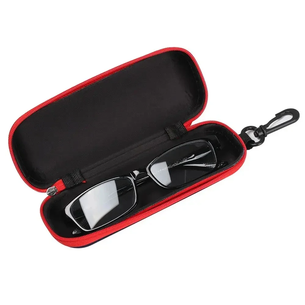 Denim Fabric Glasses Cases Zipper Sunglasses Protection Container Eyeglasses Pencil Case Reading Glasses Box Organizer Carry Bag image 2
