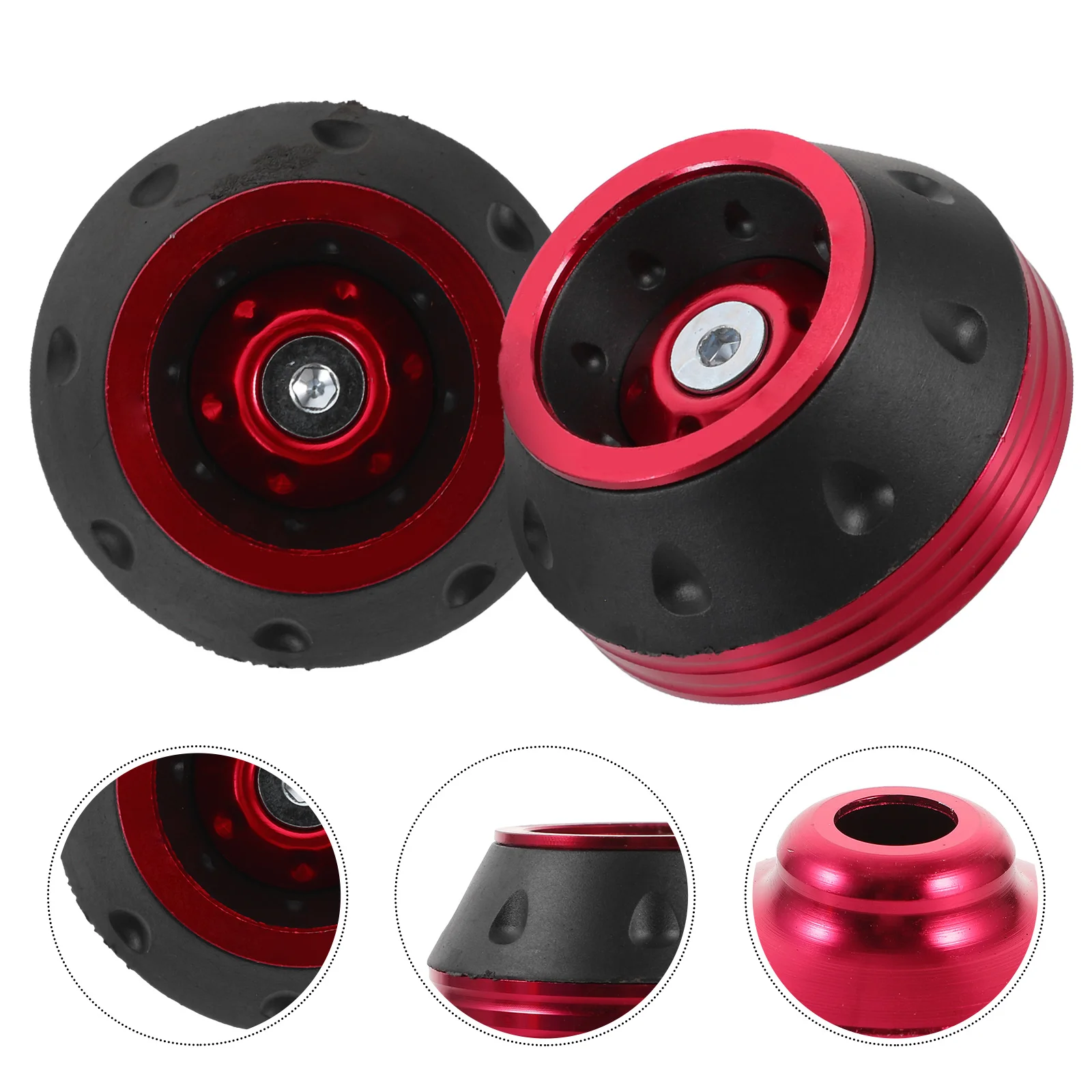 

2pcs Motorcycle Anti-Collision Cup Alloy Front Fork Protection For Motorbike Modification Accessory Durable Crash