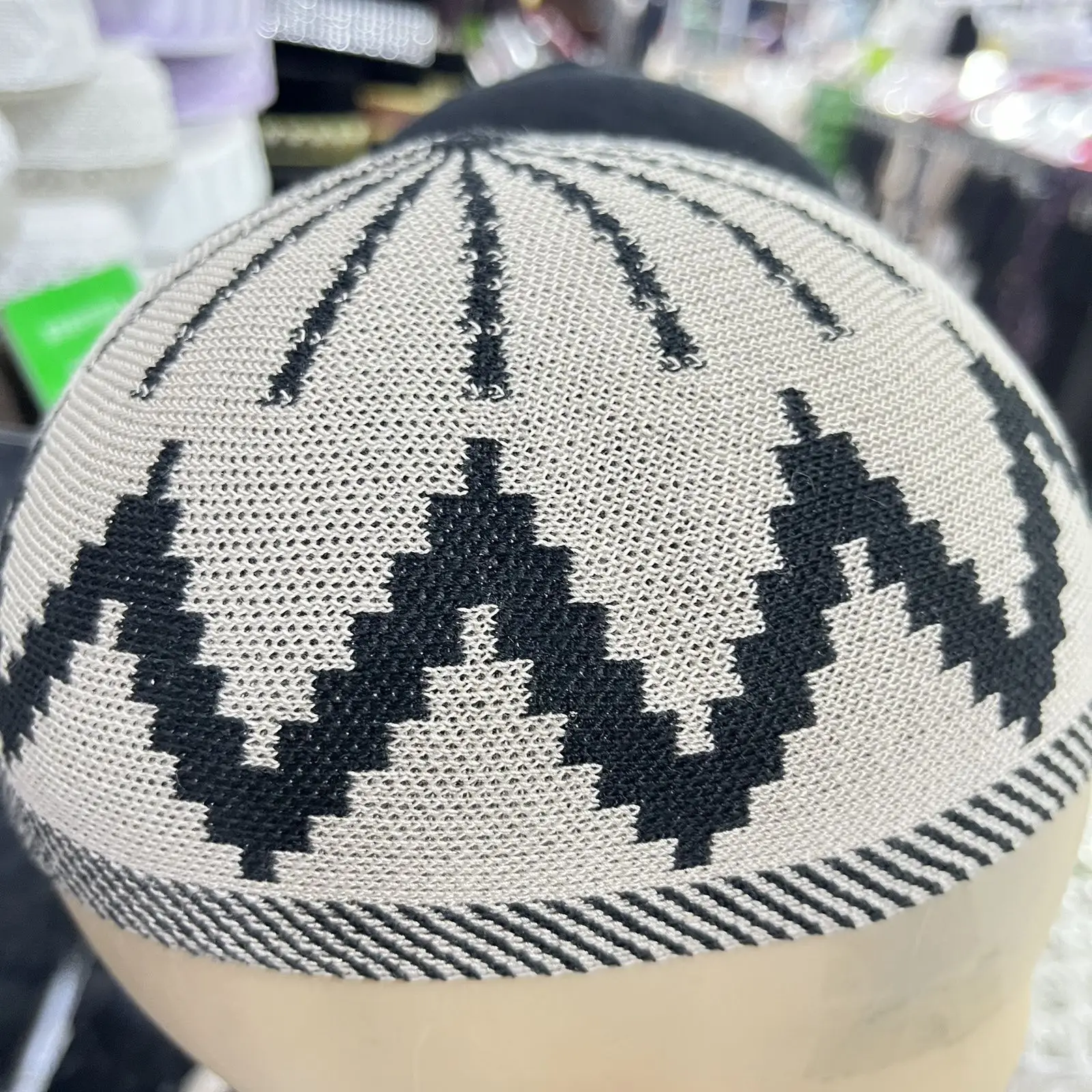 Free Shipping Muslim Caps For Men Colthing Crochet Knit Hat Turkey Kufi Islamic Kippah Jewish Turban White Cotton Mesh 0769