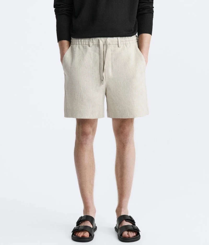 

Lightweight Cotton Linen Men's orts Breathable Casual Spring Summer Pure Color Versatile Comfortable Faion Urban Sle