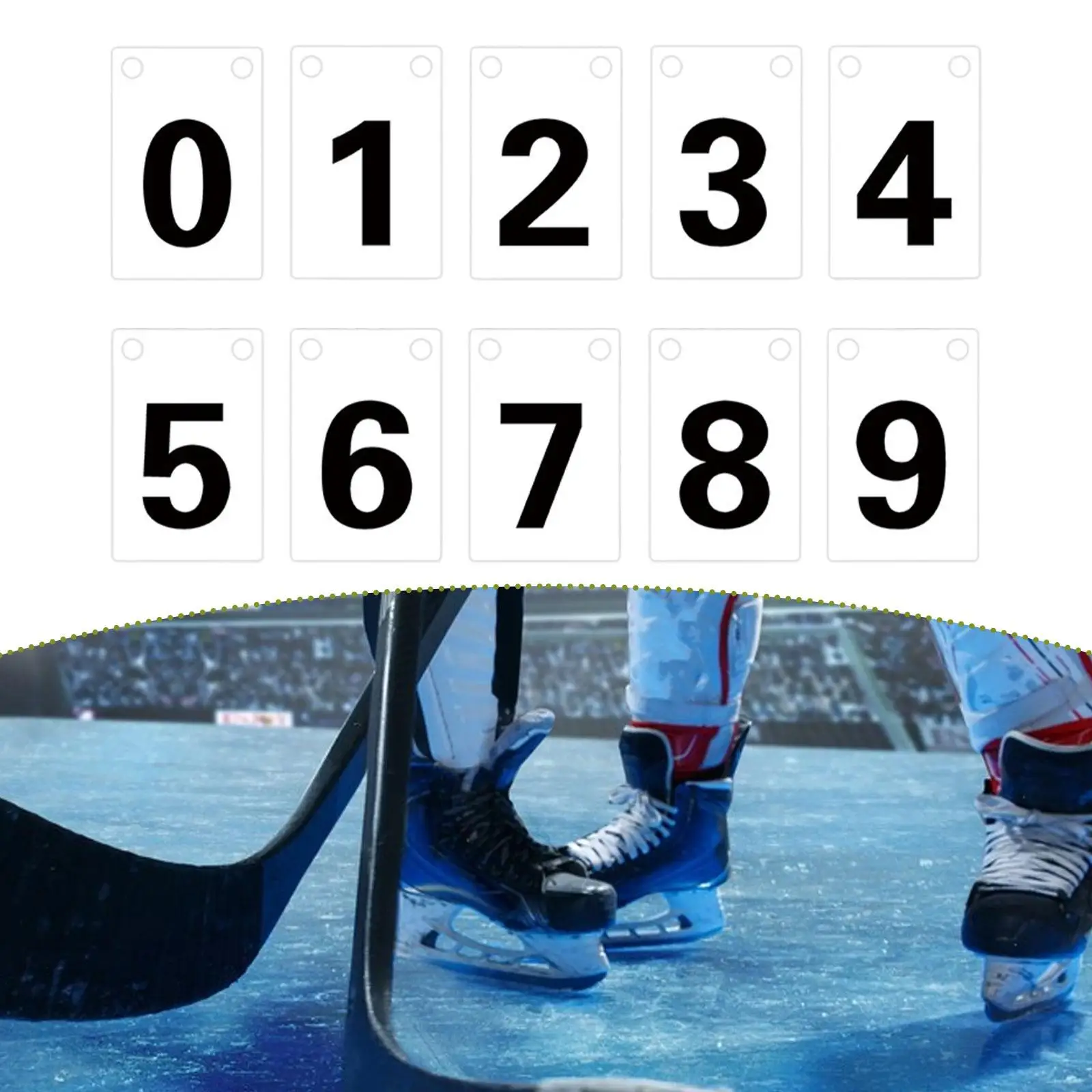 

0-9 Score Keeper Scorekeeper Competition Recording Counting Multi Sports Scoreboard for Sports for Soccer Baseball Tennis Ball