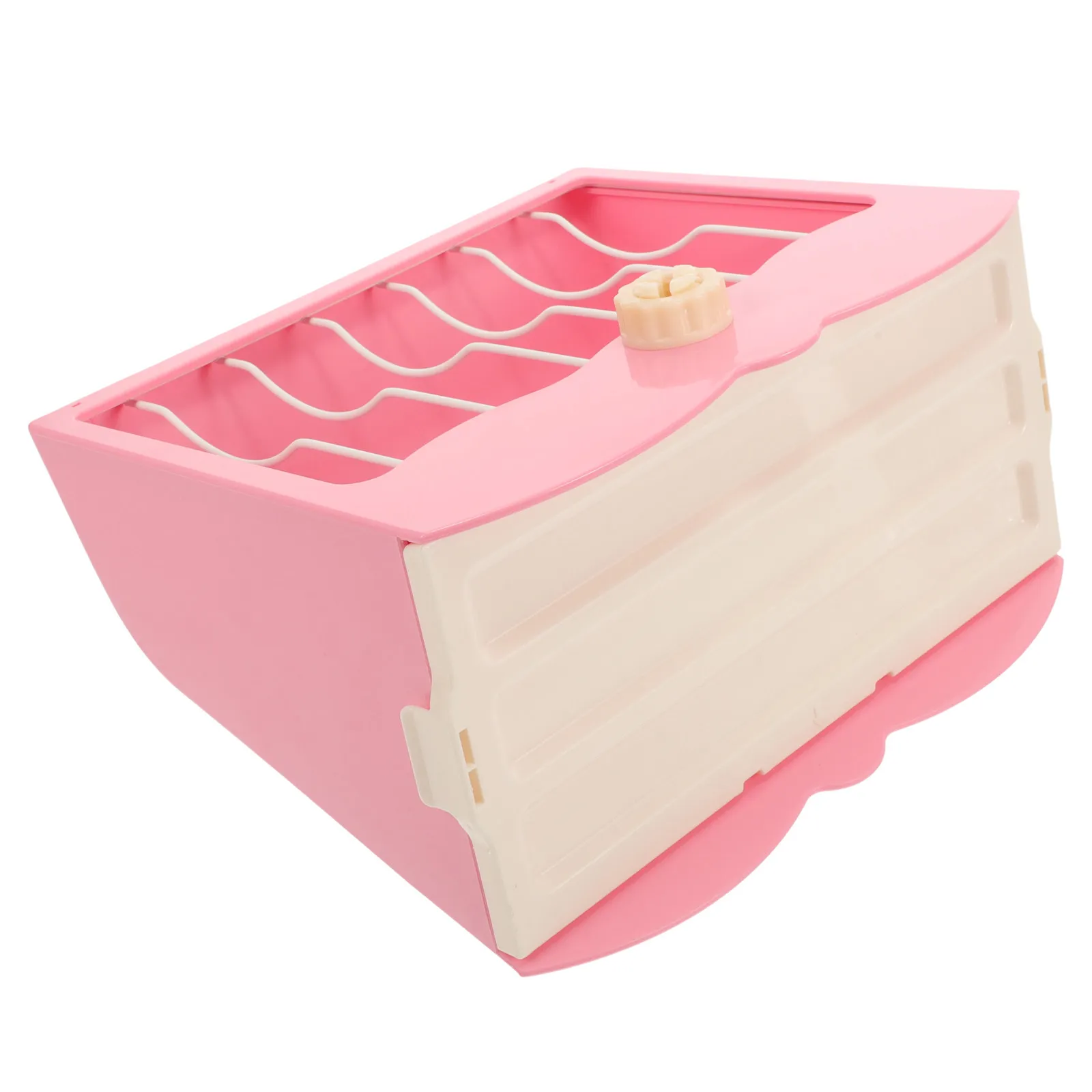 

Hanging Plastic Rabbit Feeder Hay Dispenser for Small Pets Guinea Pig Hamster Chinchilla Large Capacity Clean Food Storage Rack