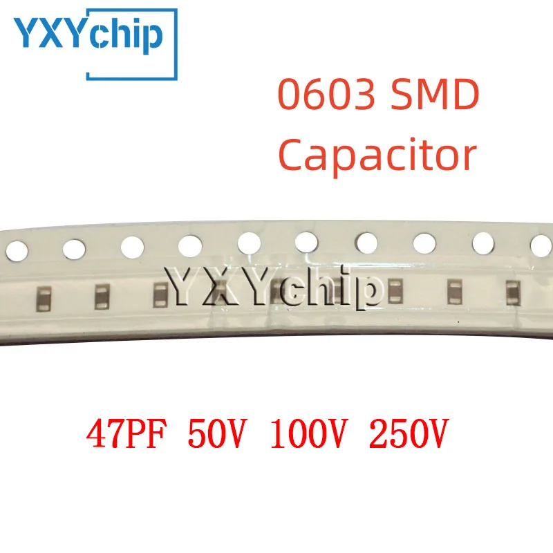 100PCS 0603 47PF 50…