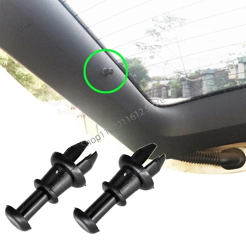 2 Cinghie Di Fissaggio Per Ripiano Portapacchi Compatibili Con Ford Focus MK3 2012-2017 - Corda In Nylon Con Gancio - Sostituzione CV6Z5846538A - Colore Nero - 3
