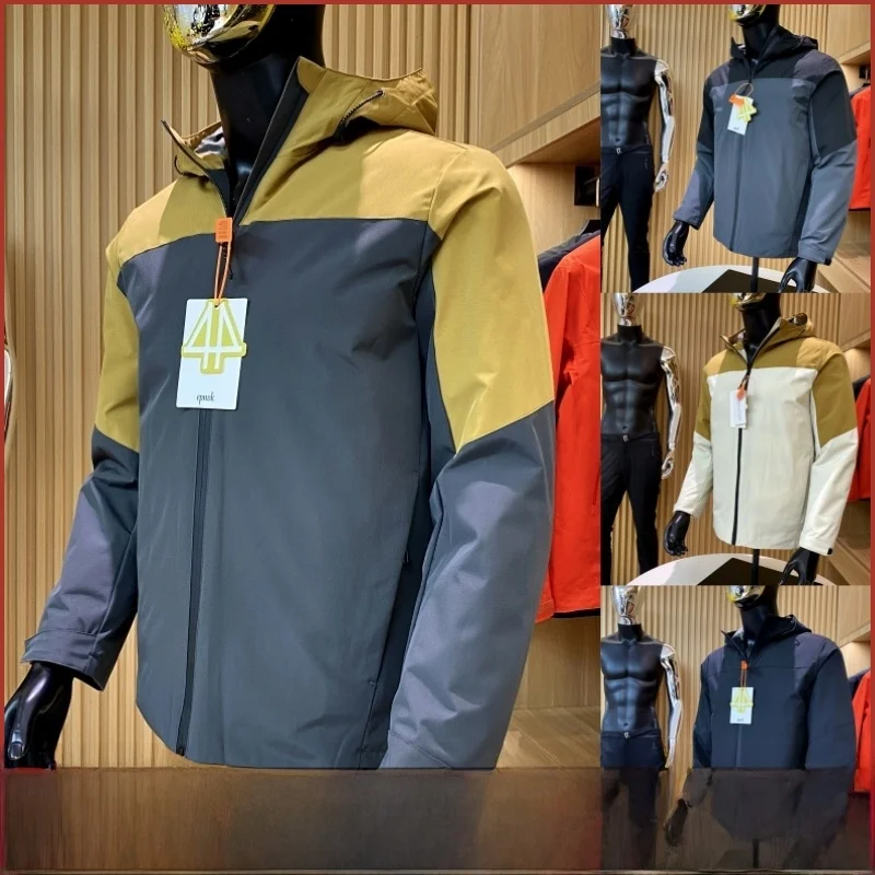 

Высококачественная уличная хлопковая куртка, мужская зимняя теплая водонепроницаемая куртка с капюшоном, подходит для Thiened Youth Trend, обычная длина