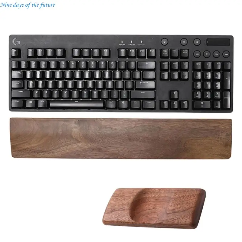 Ergonomic Wrist Rest Pad For Keyboard And Mouse With Smooth Surfaces And Retro Design E65A