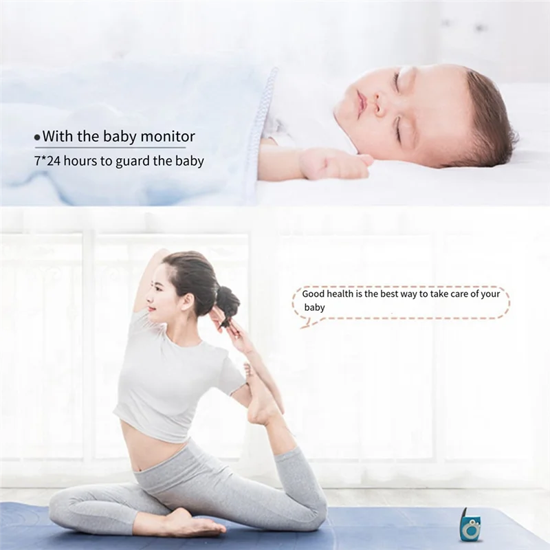 จอภาพเด็กอินเตอร์คอมเสียงไร้สายพร้อมโหมดการมองเห็นกลางคืนอินฟราเรดในเวลากลางคืนช่วงการปล่อยกว้าง-N33R