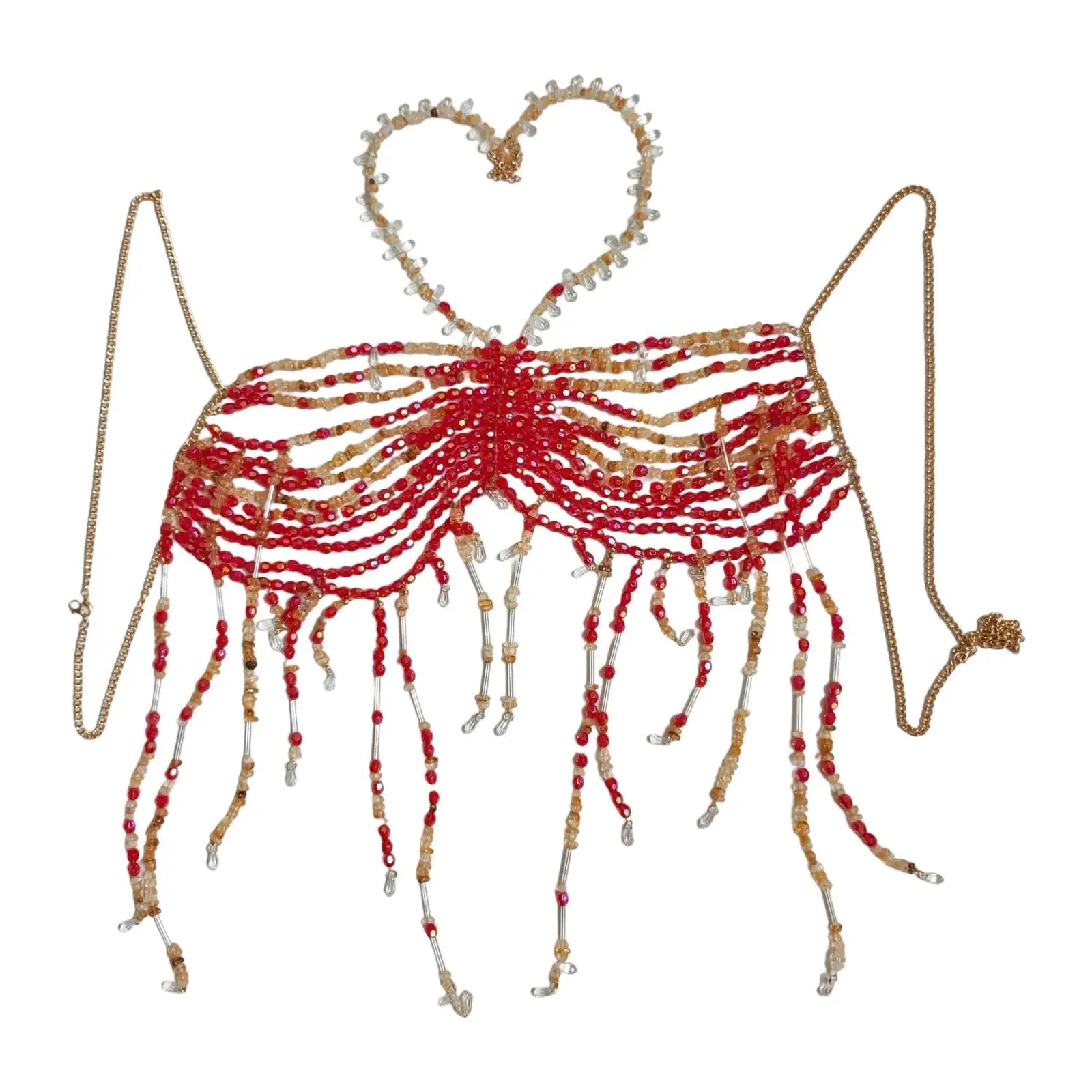 

Body Chain Bra Unique Fashion Bikini Jewelry for Nightclub Masquerade