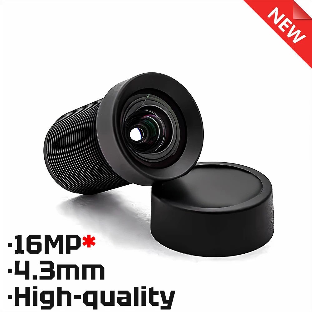 

WGWK-3541 Объектив с креплением Ultra HD 16MP M12 4,3 мм с фиксированным фокусом 3,0 F/NO (макс.) Оптическая конструкция с низким искажением для IP-камер видеонаблюдения