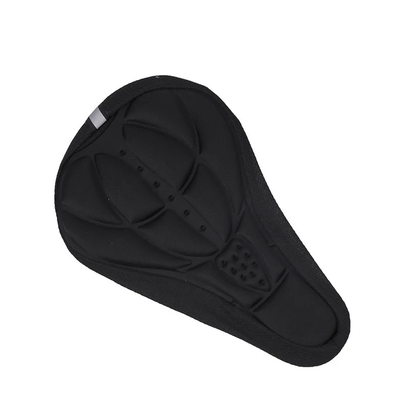 3D Stereo Bike Saddle Cover Soft Shockproof Breathable Seat Cushion Protector for Mountain Road Fixed Gear Bike