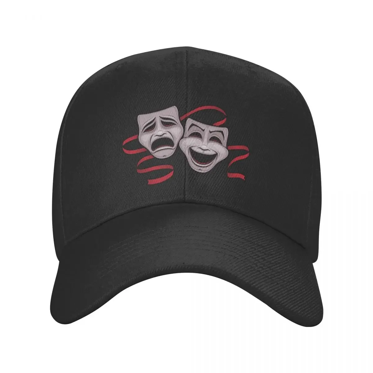 Comedy And Tragedy Theater Masks Baseball Cap Military Tactical Cap Hat Man Luxury black Hats For Women Men's