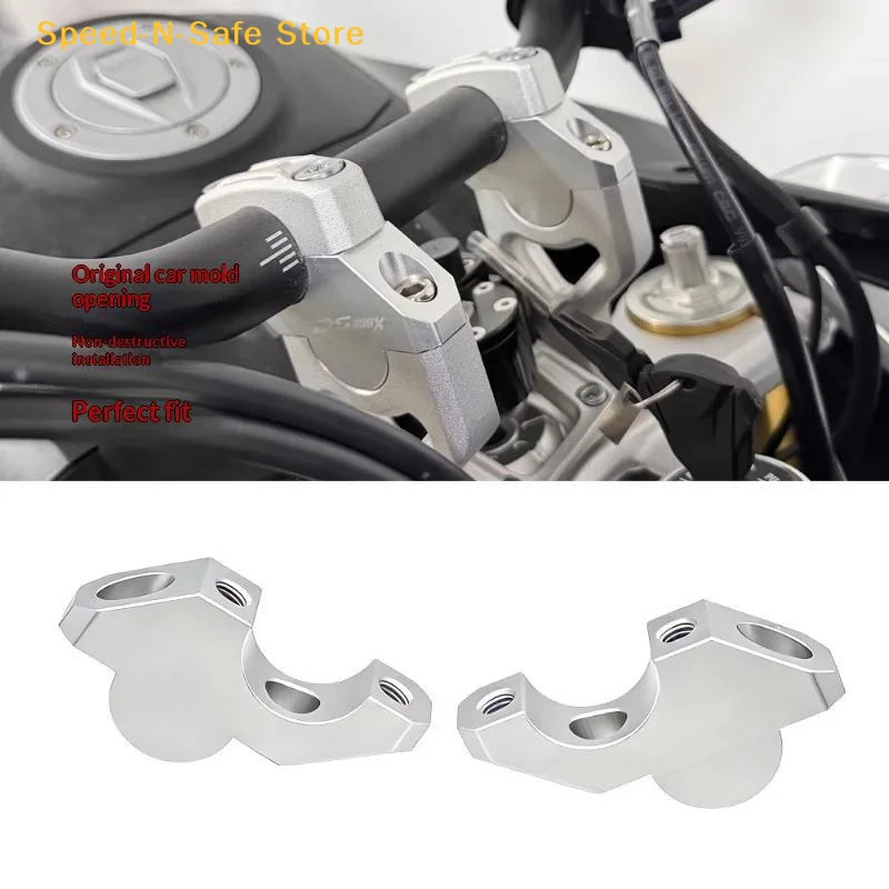 Motorcycle Handlebar Riser Clamp Mount Move Back Anodized Surface Scratch Resistant for VOGE DS800X 800DSX 800Rally