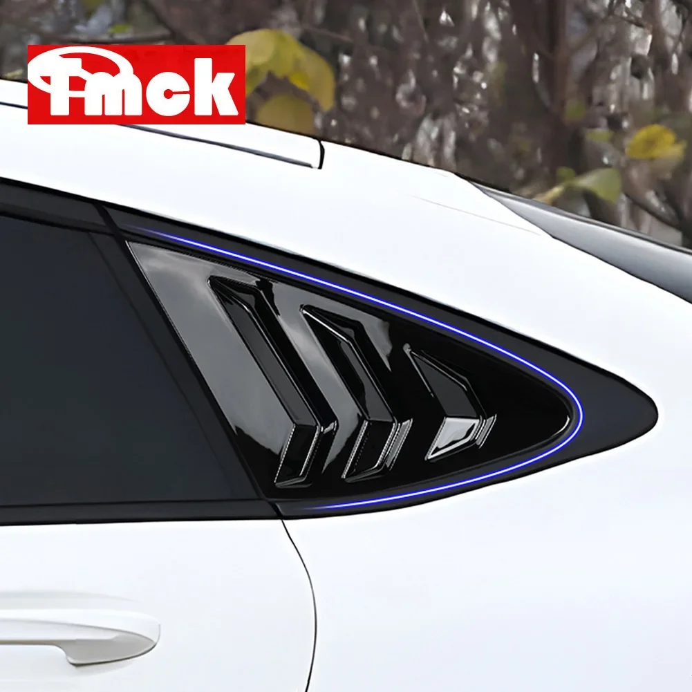 For Mercedes Benz GLC Class Coupe C253 GLC200 260 300 2016-2022 Car Accessories Rear Window Triangle Shutters Louver Trim Cover