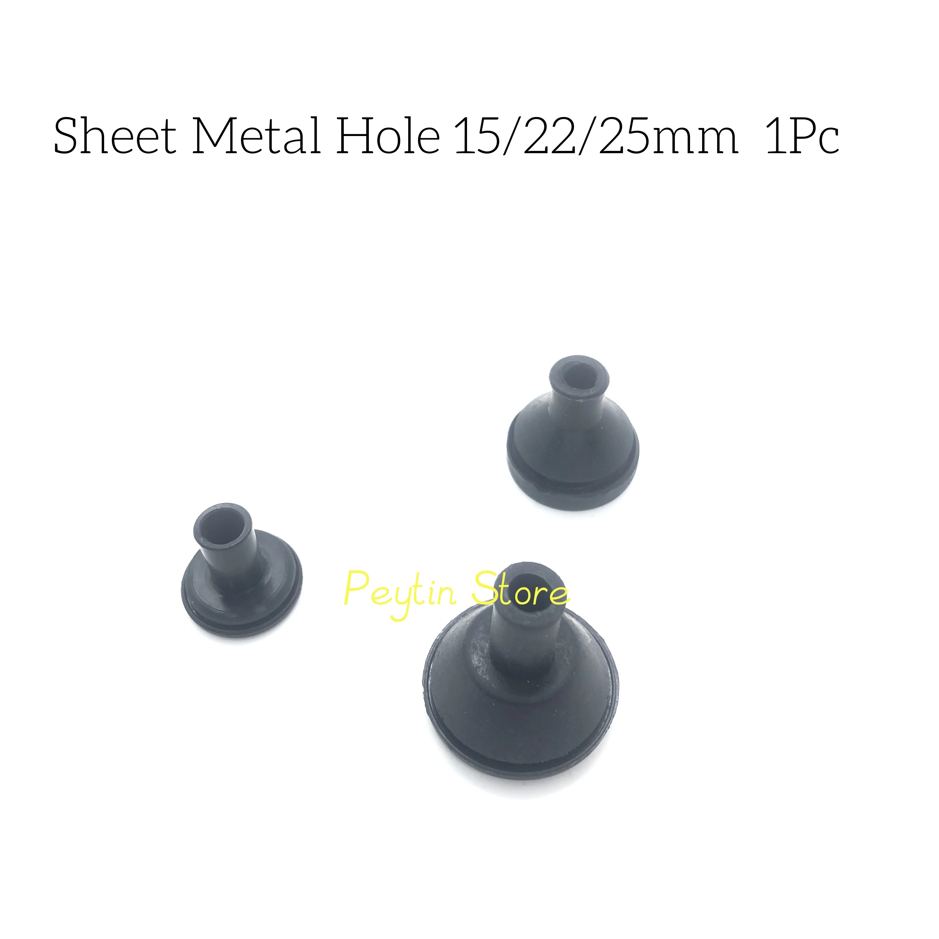 1Pc  Sheet Metal Hole 15/22/25/28/30/38~58mm Car Harness Dust-proof Rubber Sleeve Black Rubber Protective Sleeve