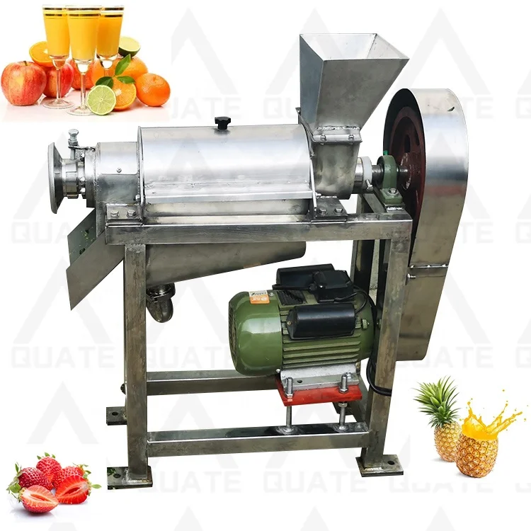 Industrial Fruit Apple Watermelon Mango Pineapple Juice Screw Crusher Juicer Extractor Machine