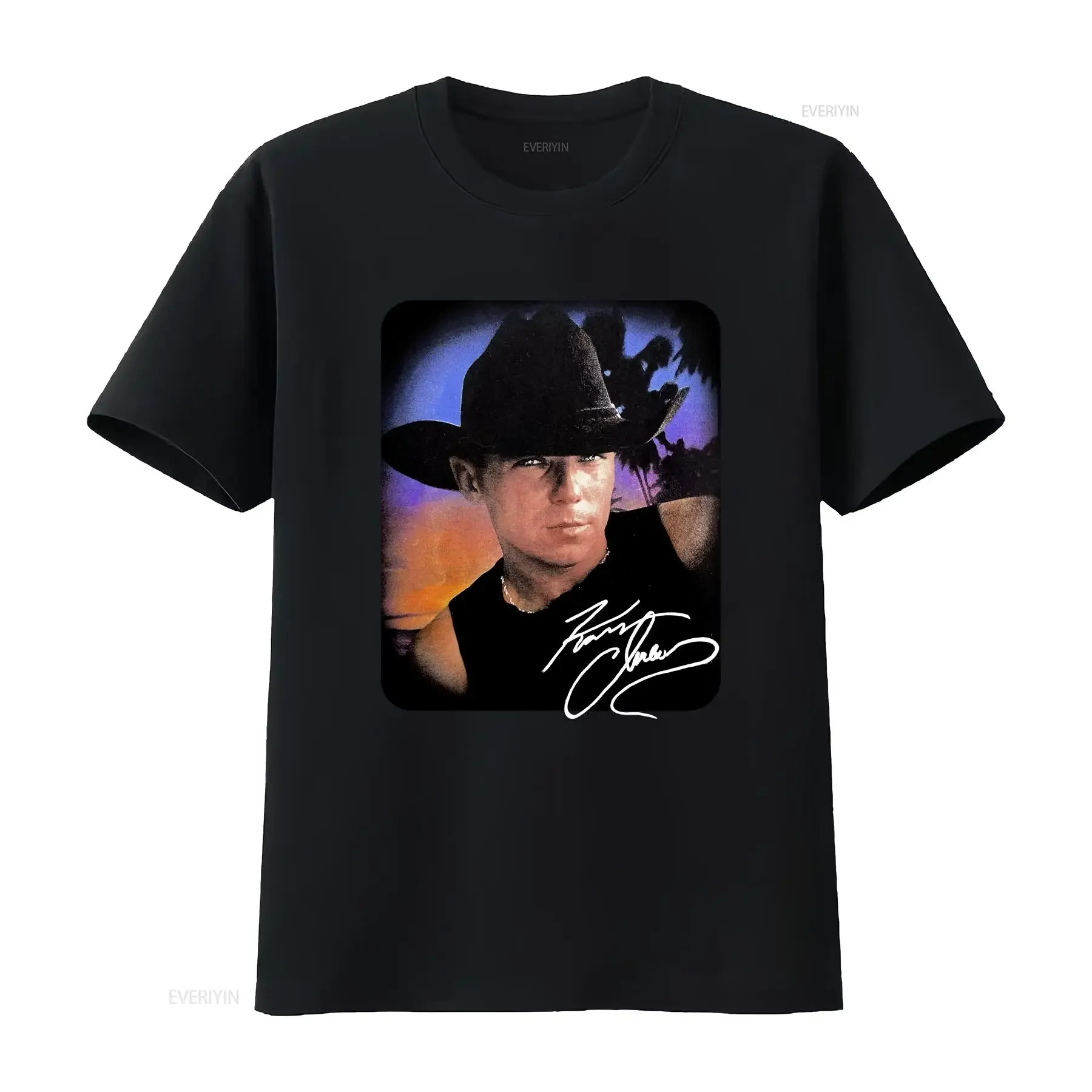Kenny Chesney T Shirt Mom gift cotton father day new hot vintage Washed Slightly Stretched homme streetwear Comfortable Soft