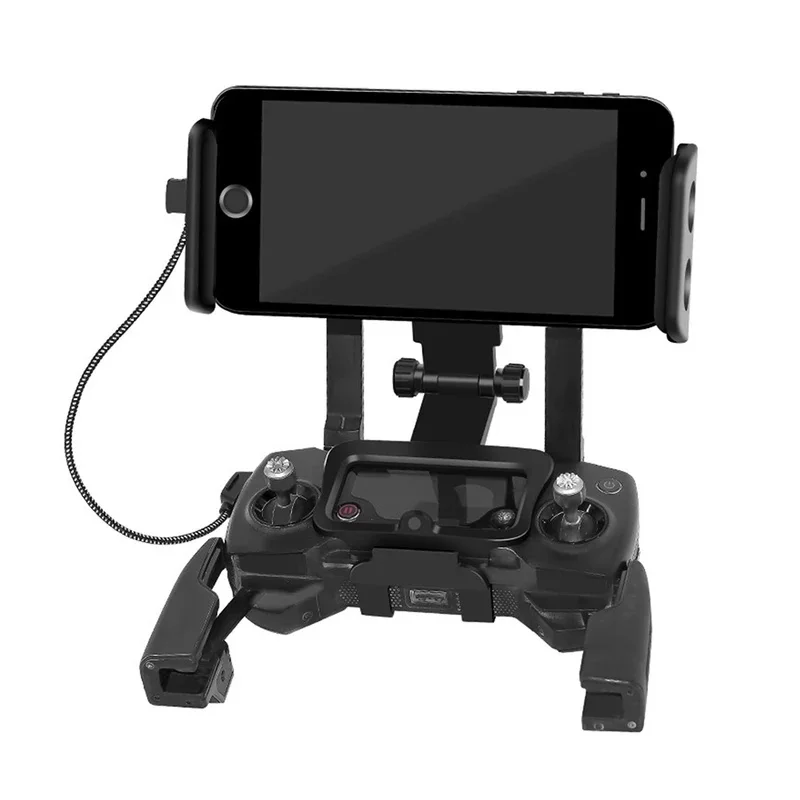 Soporte de Extensión para Control Remoto DJI Mavic Mini/1/Pro/2/Air/Spark, Clip de Montaje para Teléfono, Tableta o Monitor, Soporte Frontal para Controlador