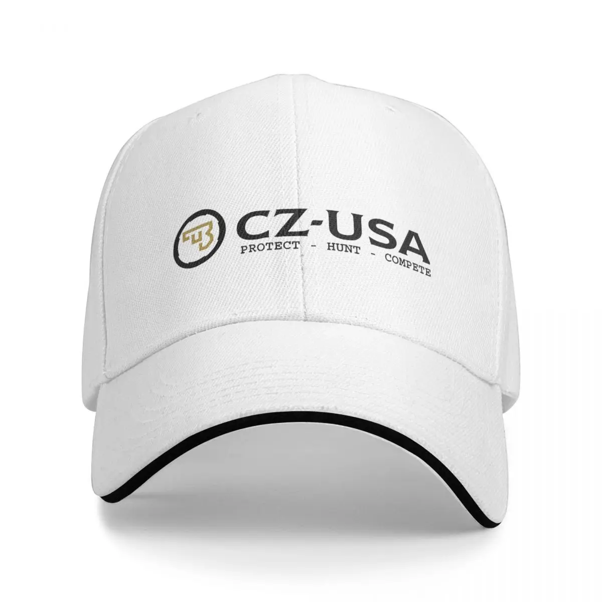 Adult CZ USA Firearms Logo Caps Sport Baseball Cap Polyester Hats Trucker Hat Adjustable Golf Hats Summer