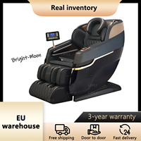 3 Years Warranty 4D SL Track Massage Chair Zero Gravity Recliner Full Body Airbag Massage Sofa Touch Screen Office Chair