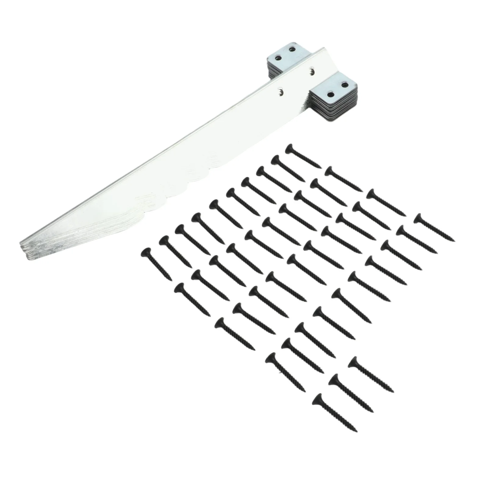 Robust Railway Sleeper Brackets for Gardens Available in 10 or 20 Packs with 40 or 80 Screws for Easy Installation