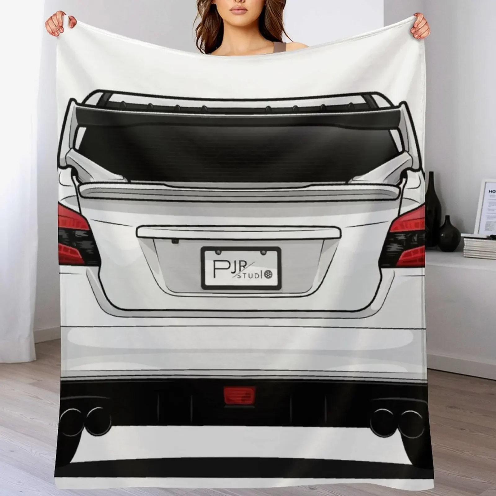 

Subie WRX Rear detail Throw Blanket Luxury Thicken Decorative Beds Furrys Nap Blankets