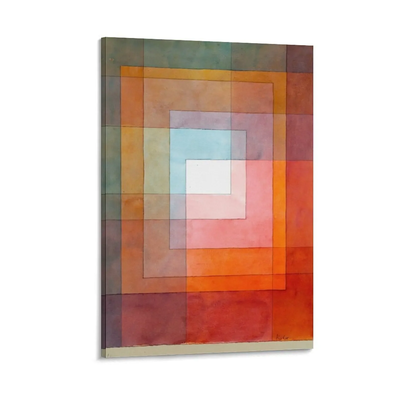 

Polyphon gefasstes Weiss by Paul Klee 1930 Canvas Painting poster anime fashion wall paintings Bedroom deco