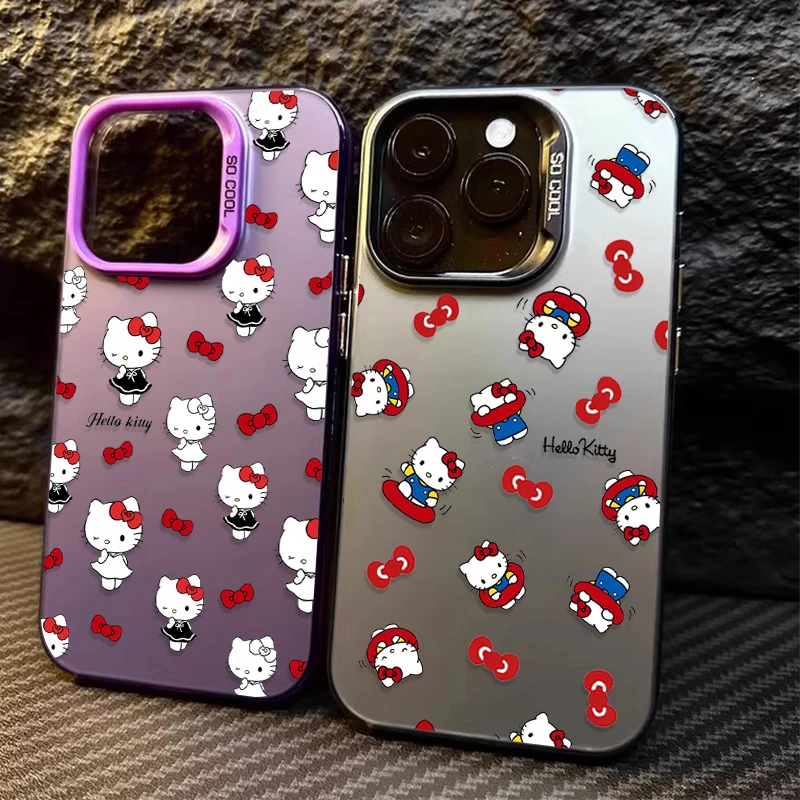Funda roja encantadora Hello Kitty mate para Xiaomi Redmi Note 12 14 13 11 Pro Plus 4G 5G 12S 11S 10S 10 9 9S 12C 13C 14C A3 A4