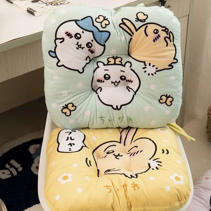 2024 New Kawaii Chikawas Cushion Japanese Anime Chikawa Bear Seat Cushion Backrest Dormitory Office Non-slip Chair Cushion