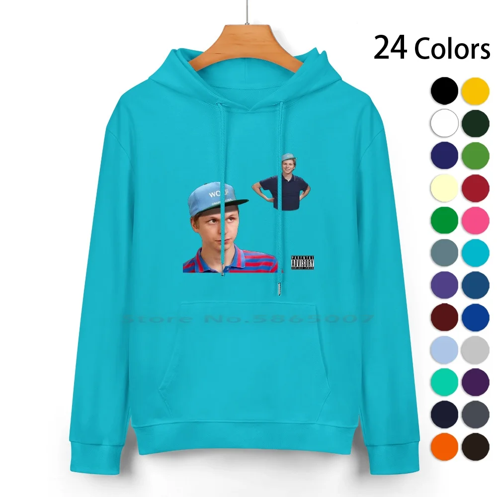 Michael Cera Gang Pure Cotton Hoodie Sweater 24 Colors Michael Cera Gang Cool Hip Swag Clout Michale Cera 100% Cotton Hooded