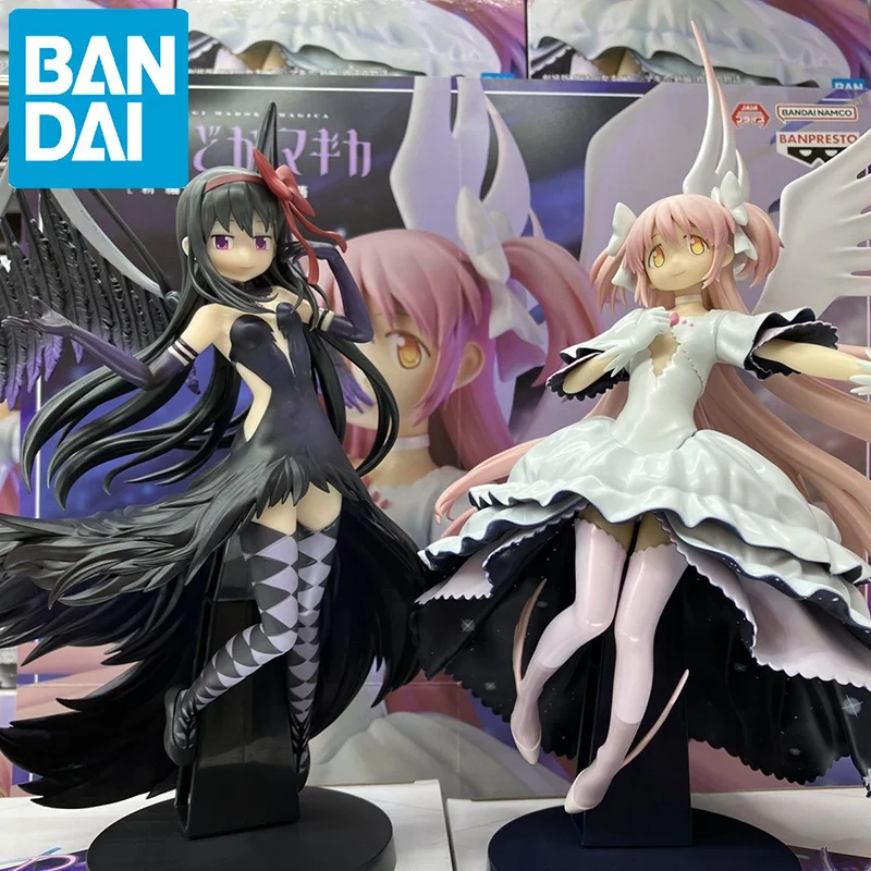 شخصية أنيمي مادوكا ماجيكا الأصلية بانداي بريستو كانام مادوكا أكيمي هومورا تمثال الحركة ألعاب جامع دمية نموذج هدية عيد الميلاد