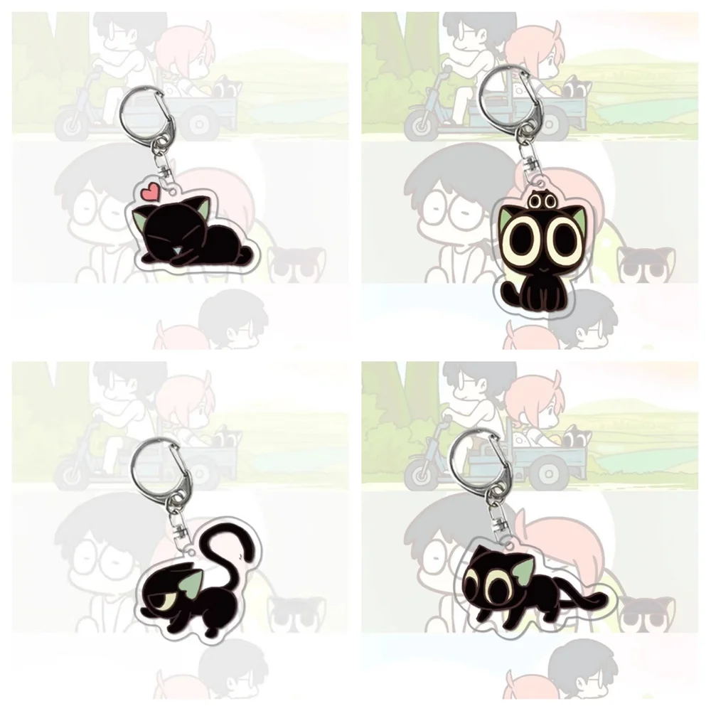 

6CM Anime The Legend of Hei Acrylic Keychain Model Cosplay Characters Ornament Accessories Goods Collection Christmas Gifts