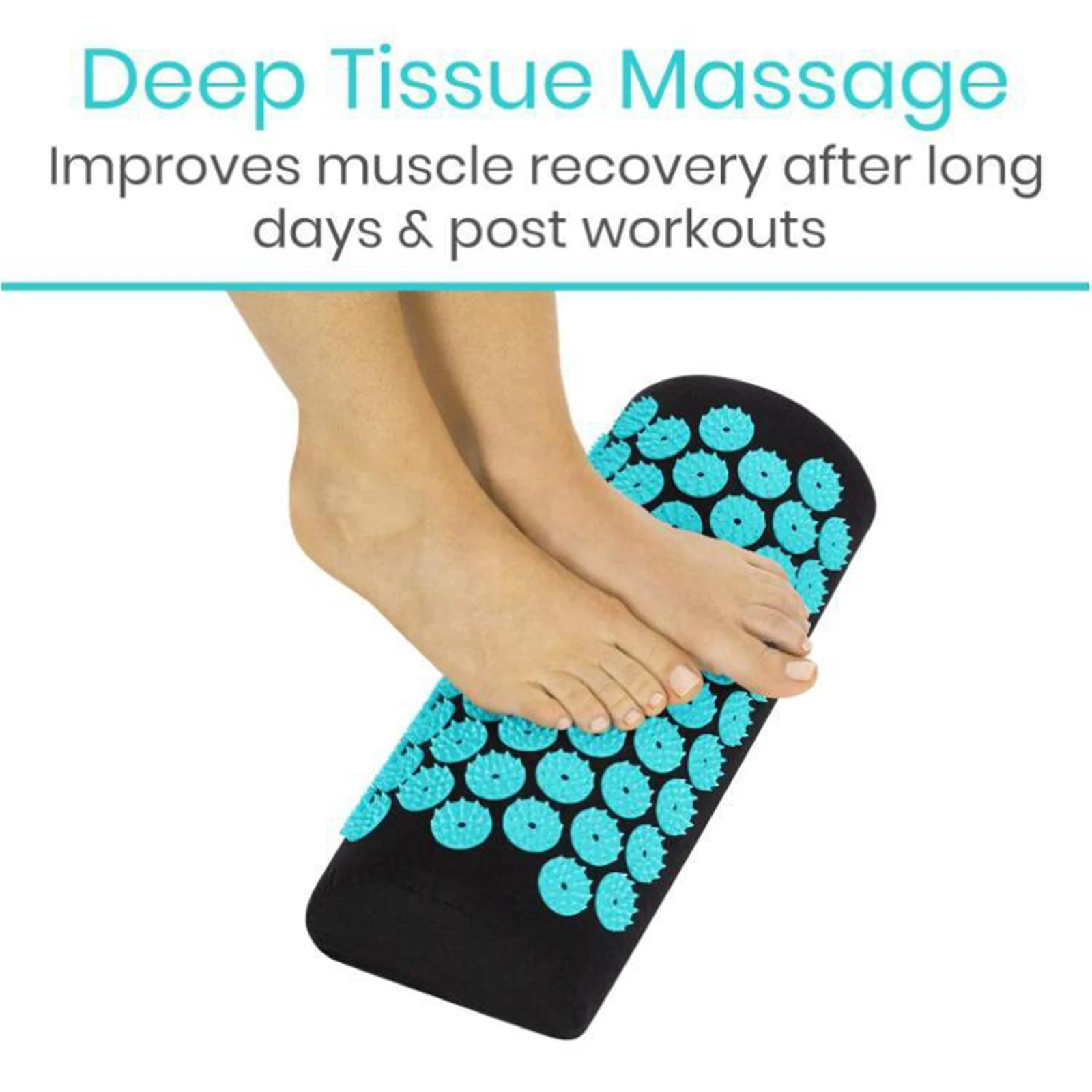 

Acupressure Body Mat Shakti Massage Cushion Manual Body Massager Equipment for Stress Relief and Office Use