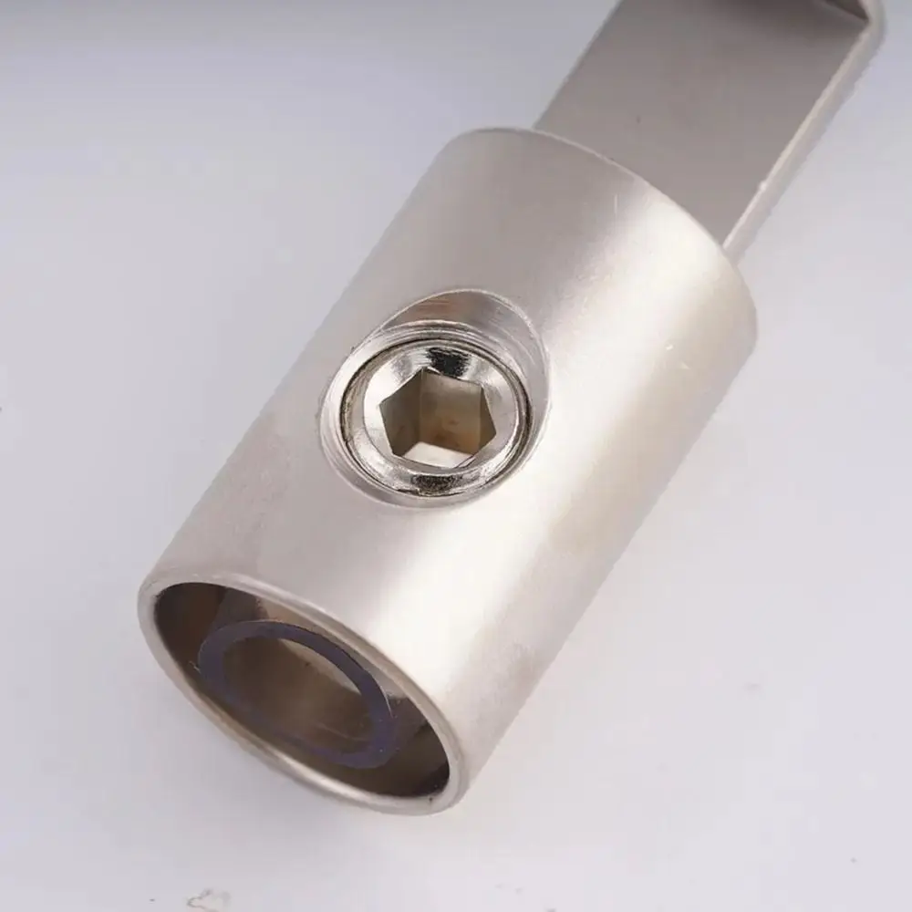 New Pure Copper Car Audio Connector 1/0 Gauge To 0 Gauge Silver Car Speaker Wire Terminal Power Ground Wire Terminal