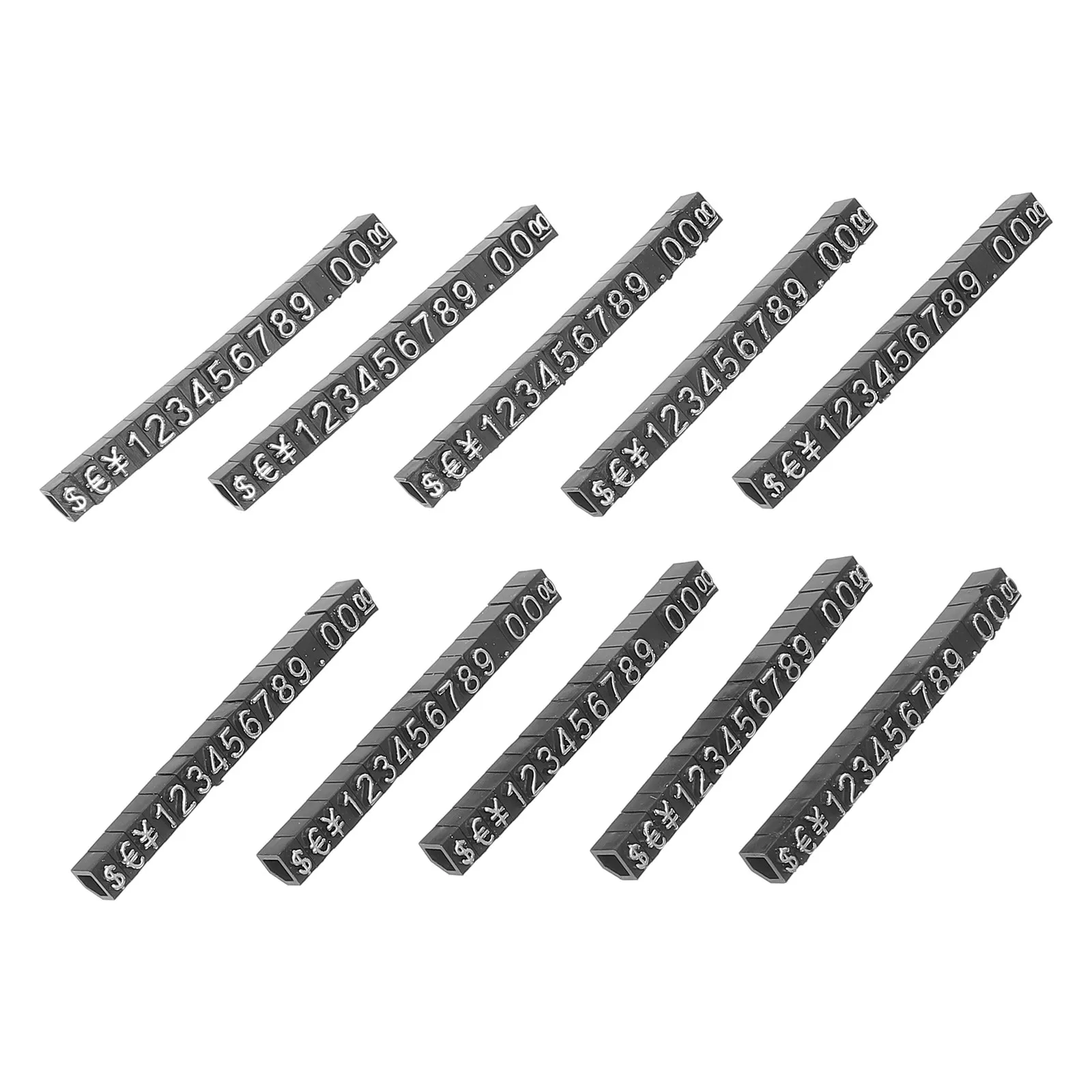 

10Sets ABS Price Display Cube Plastic Price Tag Block for Jewelry Market Retail Counters Shops Retail Counter Pricing Tags