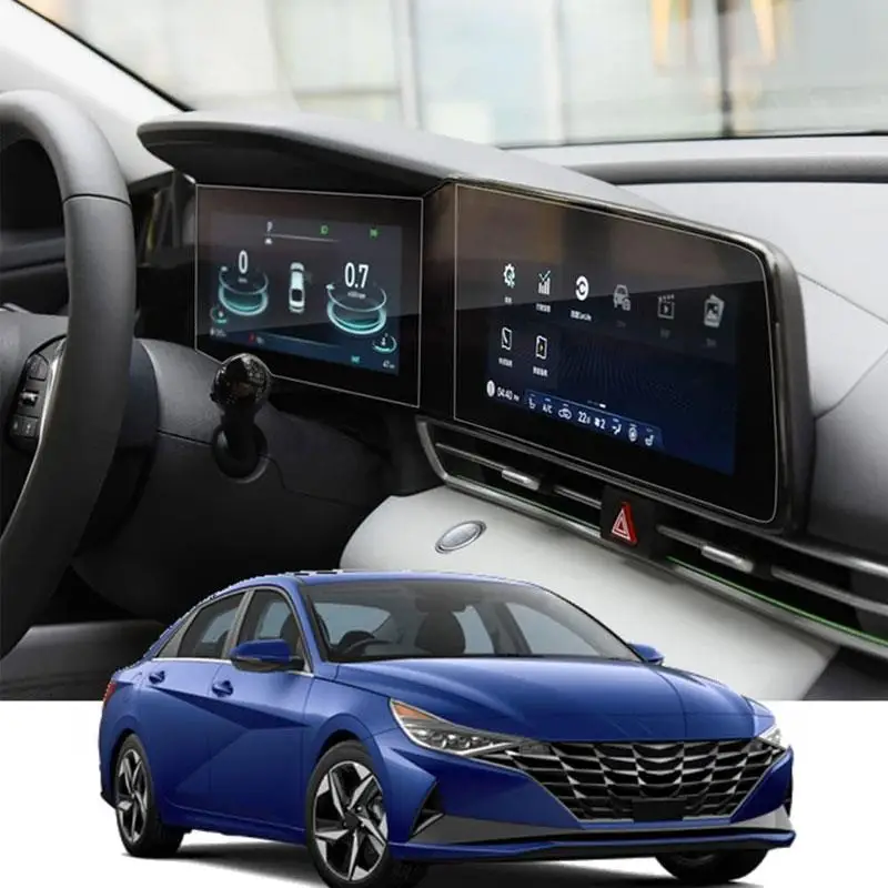 

Защитная пленка из закаленного стекла для Hyundai Elantra 2021-2024 10,25 дюймов, автомобильная навигация и инструмент против царапин