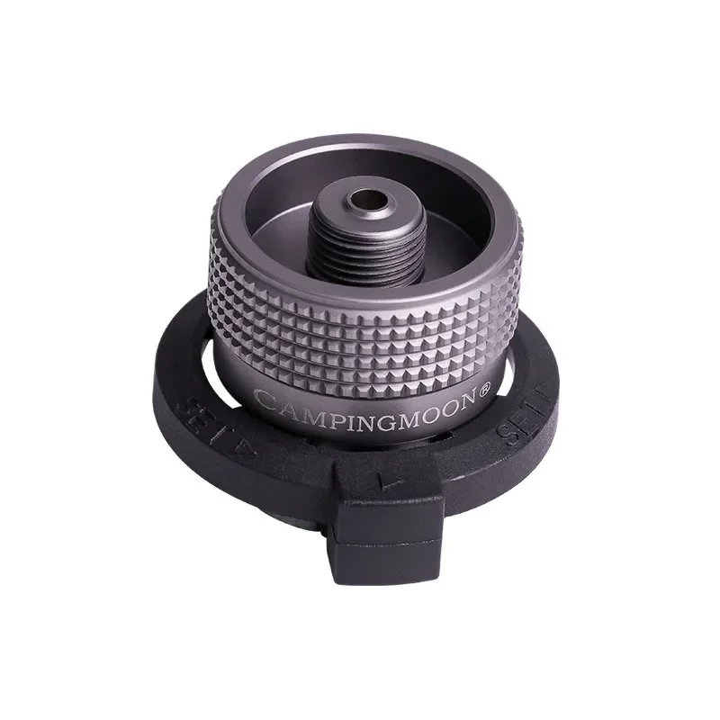 Imagem -01 - Adaptador de Fogões para Acampamento Caminhadas ao ar Livre tipo Split Conector de Forno Desligamento Automático Adaptador de Cilindro de Tanque de Cartucho de Gás adaptador de fogoes para acampamento caminhadas ao ar livre tipo split conector de forno desligamento automatico adaptador de cilindro de tanque de cartucho de gas 01