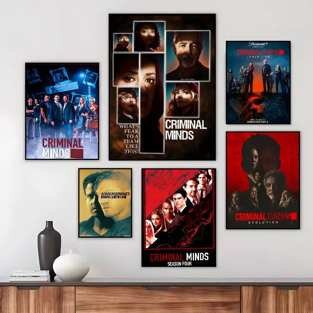 New TV Series Criminal Minds Evolution poster Art canvas advanced aesthetic Printing Paper Wall Art for Living Room Home Decor