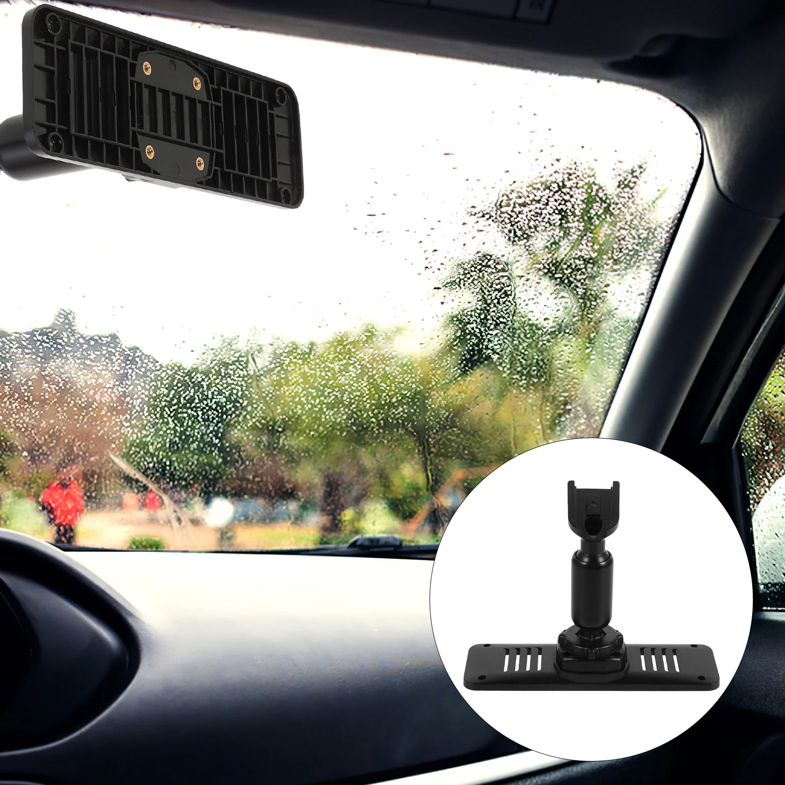 

Rear View Mirror Back Plate Panel Dash Cam Mount Arm Car Dvr Rearview Mirror Bracket Mount Kit for Driving Recorder