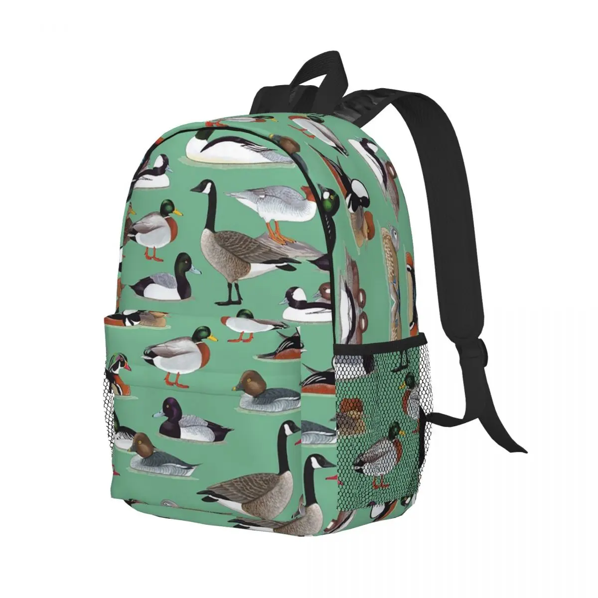 Mochilas de patos de América del Norte para adolescentes, mochilas escolares de moda para estudiantes, mochila de viaje, bolso de hombro de gran capacidad