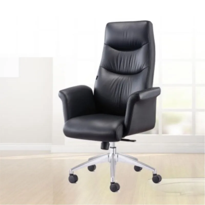 

Kanbani Ergonomic Office Boss Leather Computer Chair Home Comfortable Modern Minimalist Swivel Chair Free Shipping