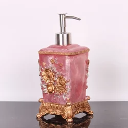 European Resin Soap Dispenser Bathroom Shampoo Shower Gel Bottle Wristband Hand Dispenser Home Accessories Liquid Container