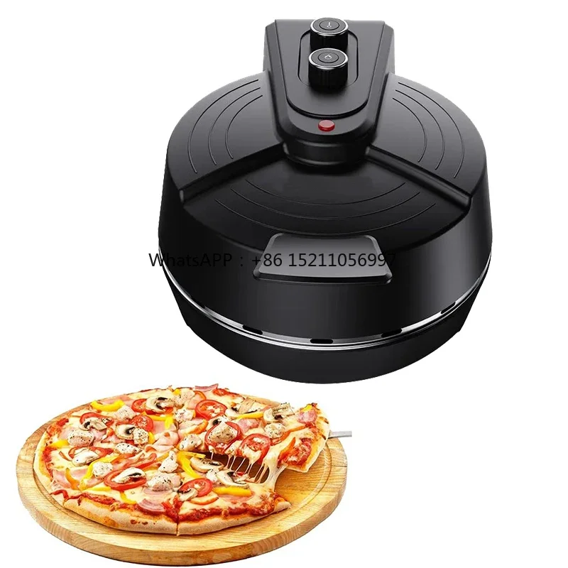Horno comercial redondo eléctrico para Pizza, tostadora y máquina para hacer Pizza sin humo, precio barato, China