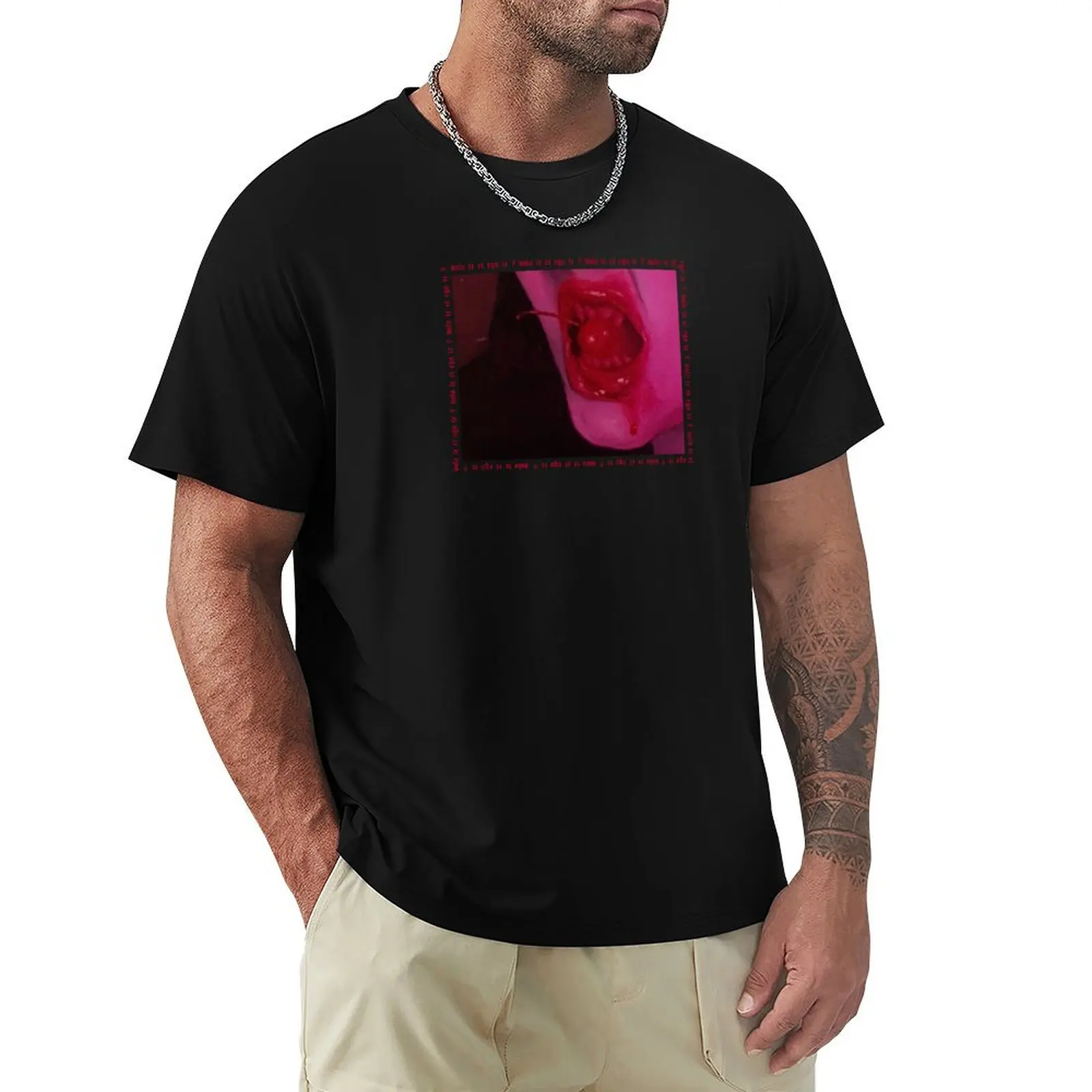 cherry vampire T-Shirt graphics sublime compression shirt men